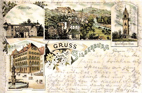 „Gruss von der Silberburg“ (AK H Metz 1896 TPk179)