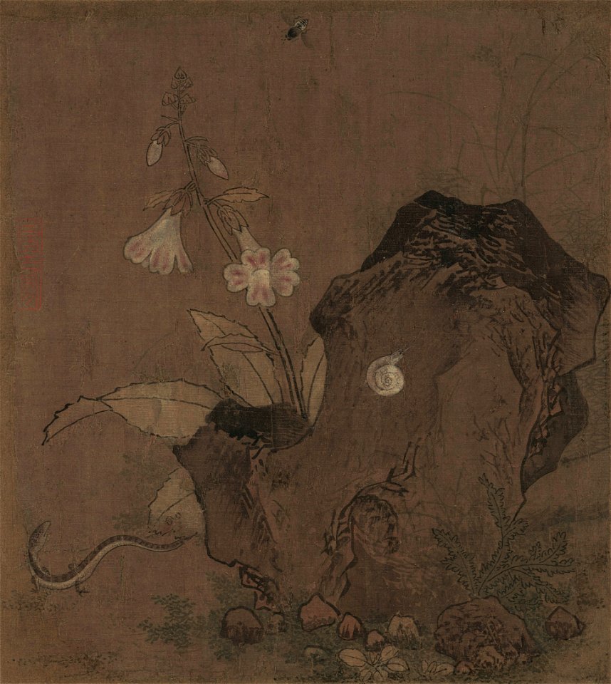 宋 花石草蟲圖