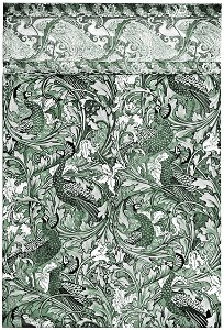 “The Peacock Garden” wallpaper design by Walter Crane