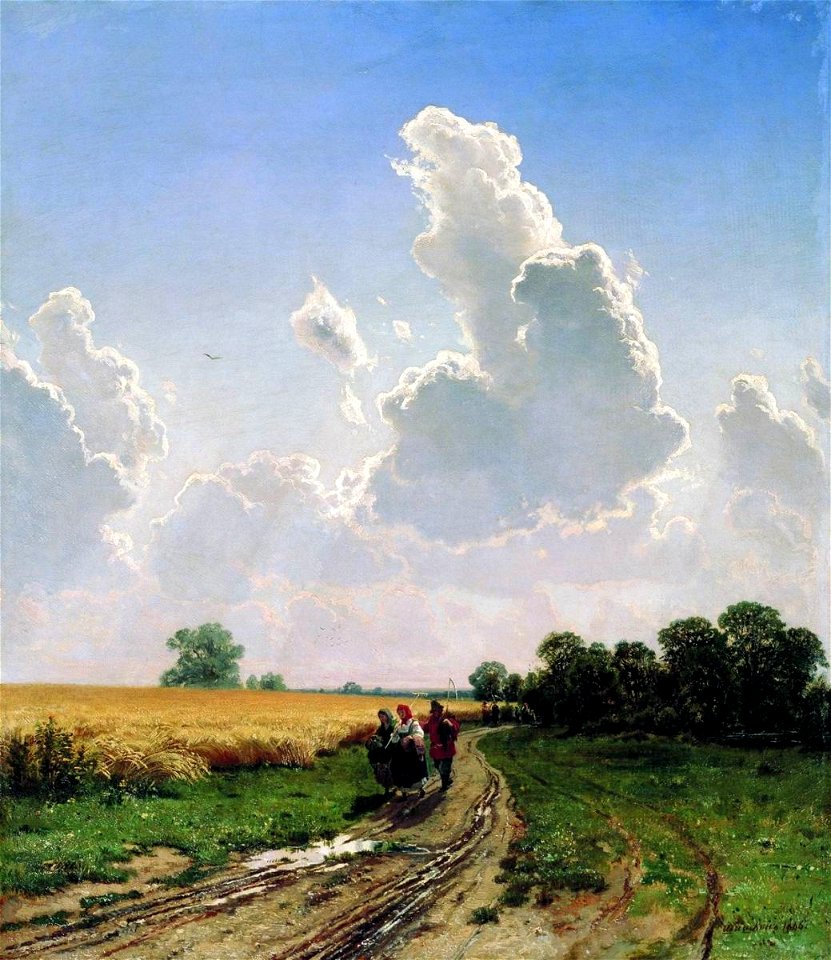Шишкин И. И. (1866) Полдень. Окрестности Москвы. Братцево