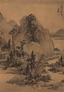 明 藍瑛 山水十開 03