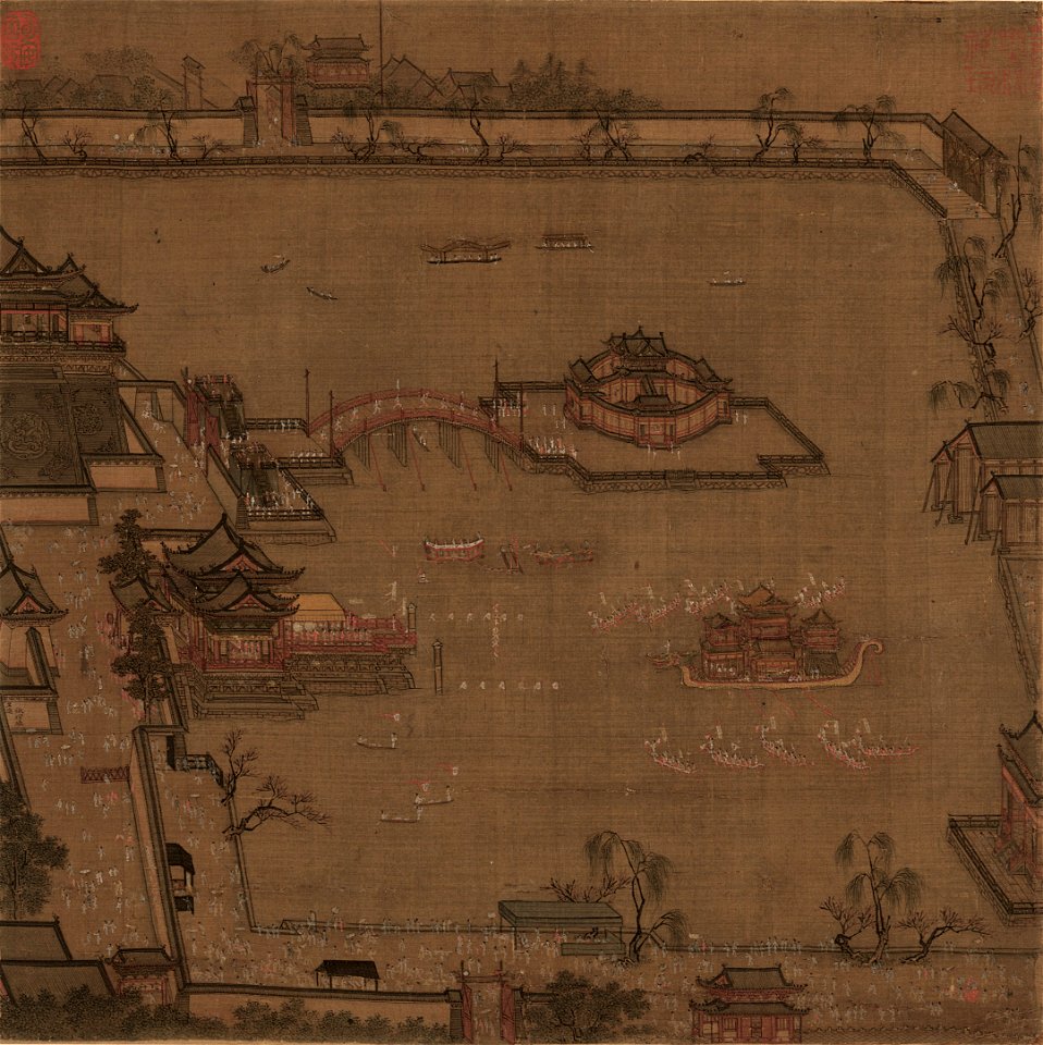 宋 金明池爭標圖