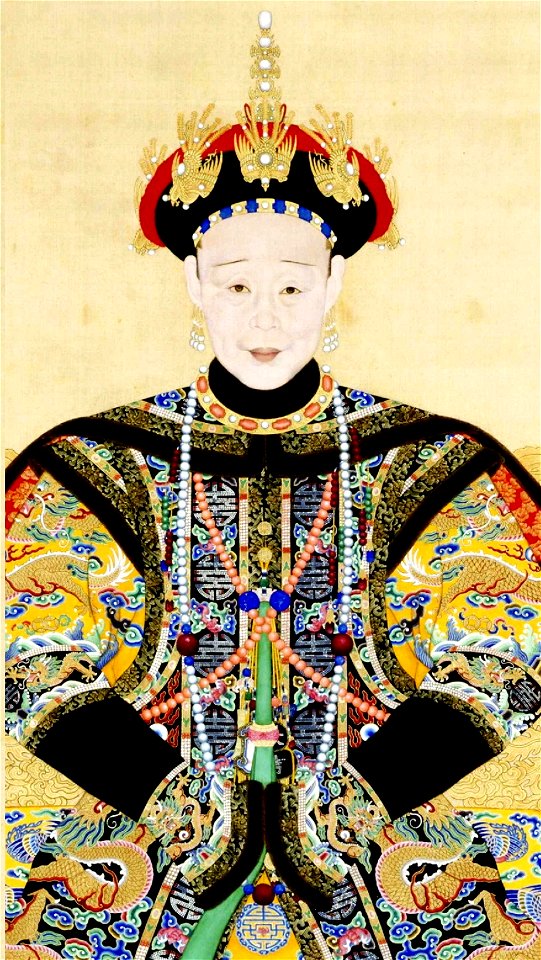 《孝和睿皇后朝服像》 局部 2