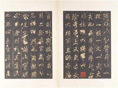 宋拓 唐 雲麾將軍 李思訓碑 08