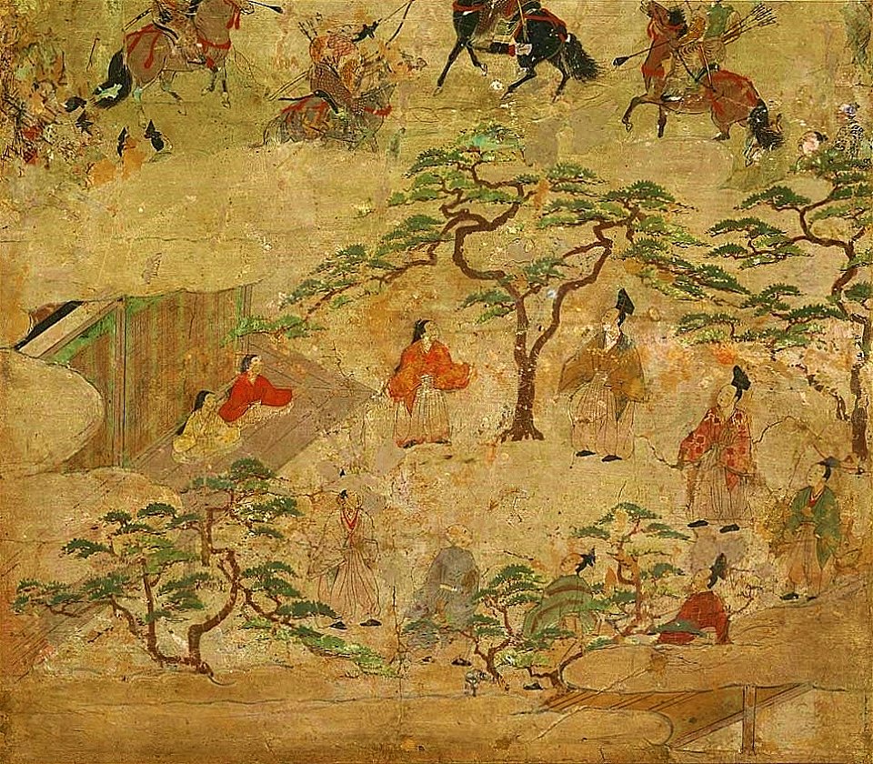 月次風俗図屏風6b - 複製