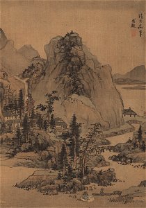 明 藍瑛 山水十開 03