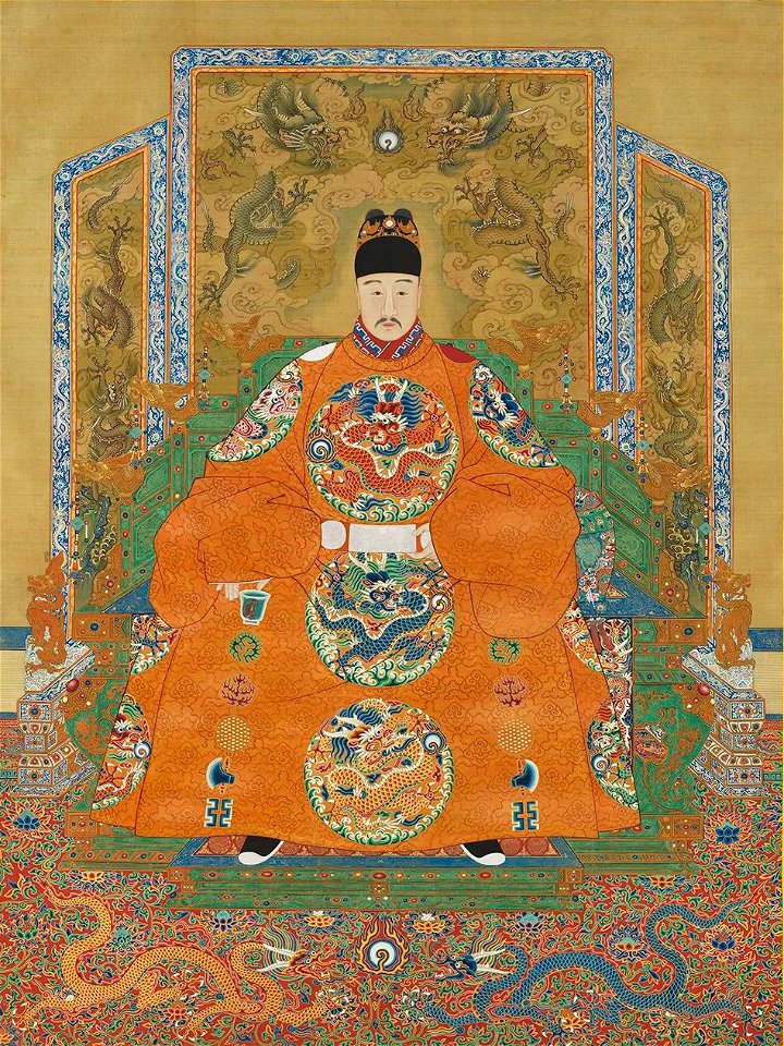 明穆宗坐像 軸