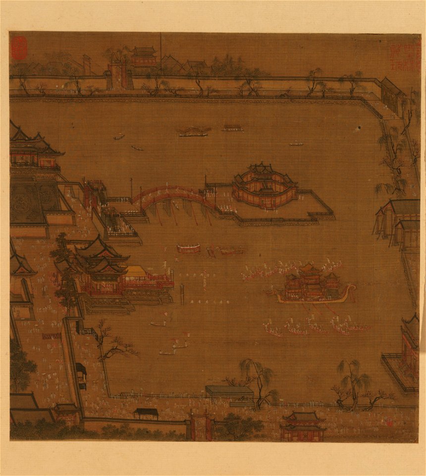 宋 天博017 金明池竟標圖