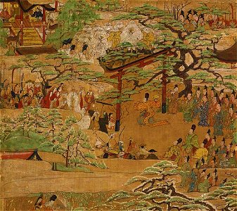 月次風俗図屏風8a - 複製