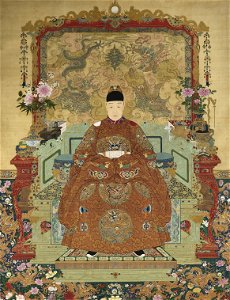 明熹宗坐像