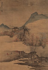 明 藍瑛 山水十開 08