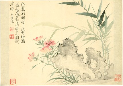 清 惲壽平 花卉冊 3