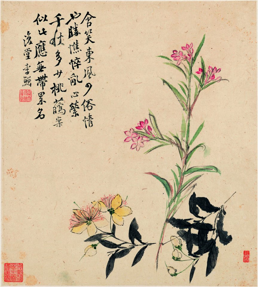清 李復堂 花卉十二開 04