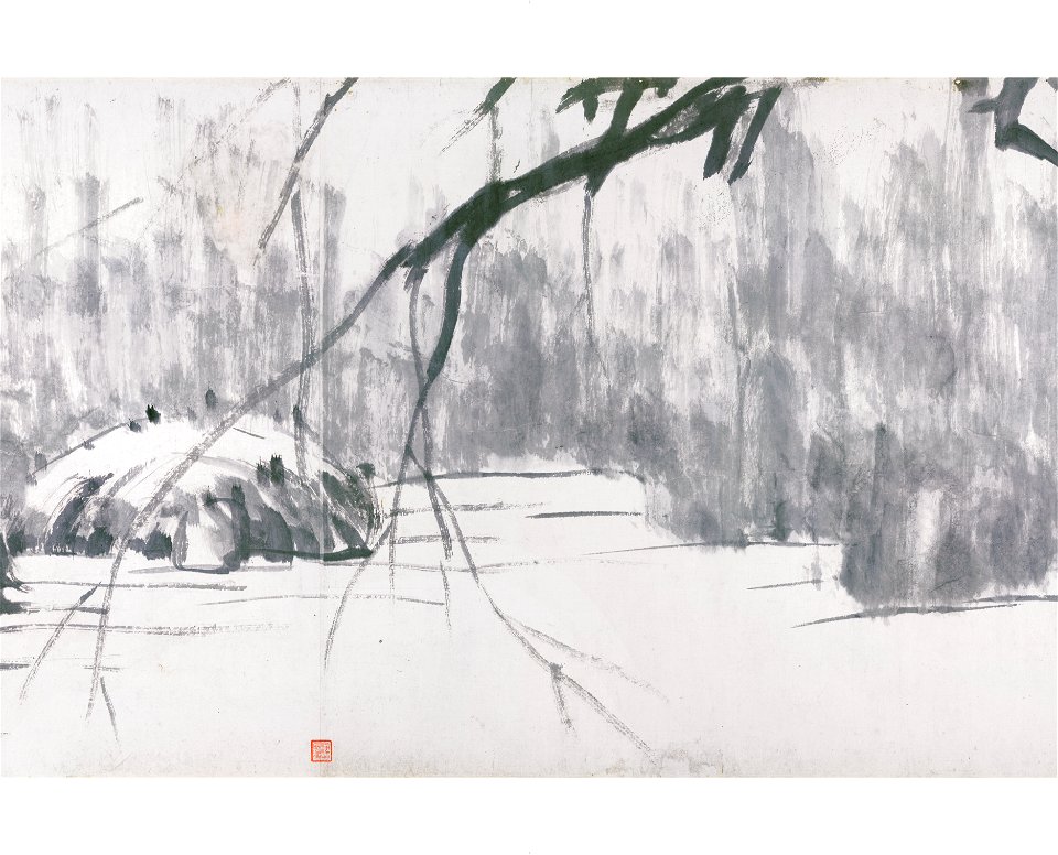 清 朱耷 河上花圖卷2 10