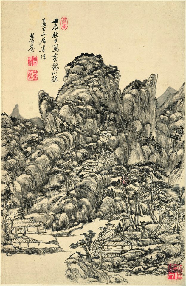 清 王原祁 山水十二開 12