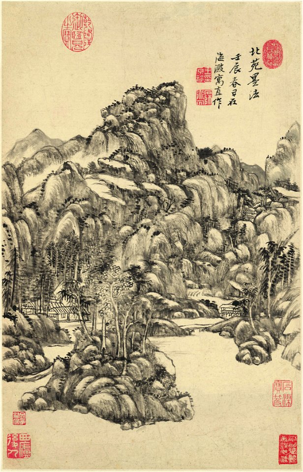 清 王原祁 山水十二開 02