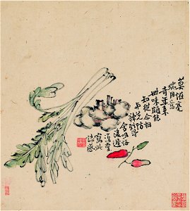 清 李復堂 花卉十二開 01