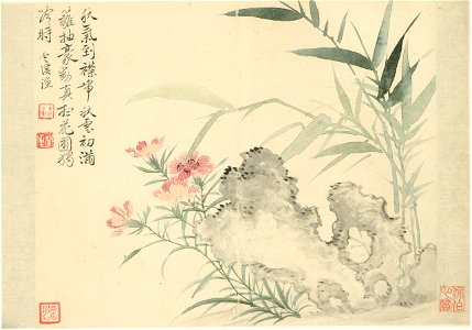 清 惲壽平 花卉冊 3
