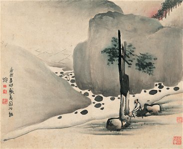 清 高其佩 康熙辛卯盛夏图此解煩