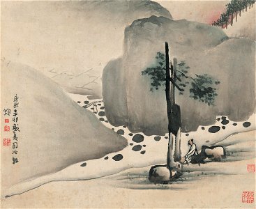 清 高其佩 康熙辛卯盛夏图此解煩