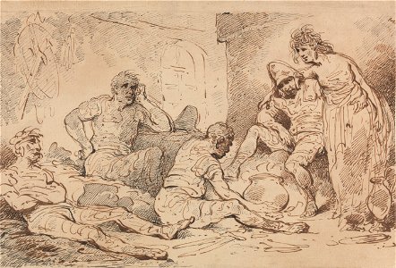 Thomas Rowlandson - Banditti - Google Art Project