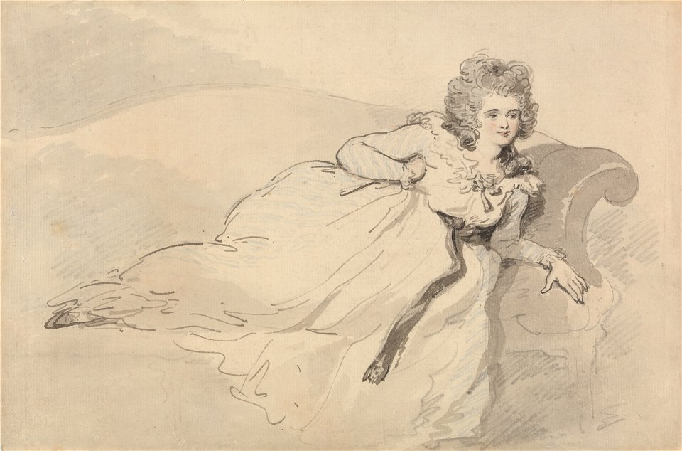 Thomas Rowlandson - Mrs. Abington - Google Art Project
