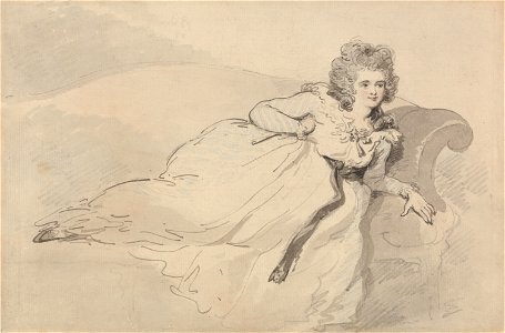 Thomas Rowlandson - Mrs. Abington - Google Art Project