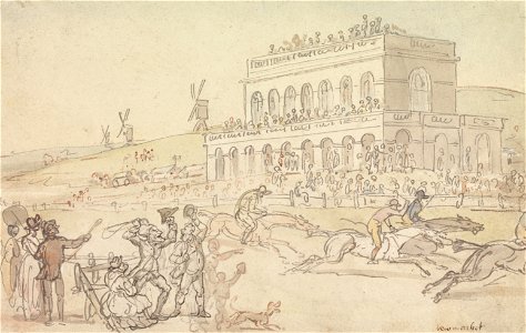 Thomas Rowlandson - Doctor Syntax loses his Money on the Race Ground at York - Google Art Project