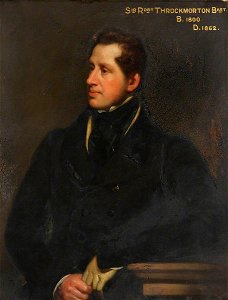 Thomas Phillips (1770-1845) - Sir Robert George Throckmorton (1800–1862), 8th Bt - 135609 - National Trust