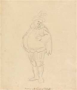 Thomas Rowlandson - Henderson in the Character of Falstaff - Google Art Project
