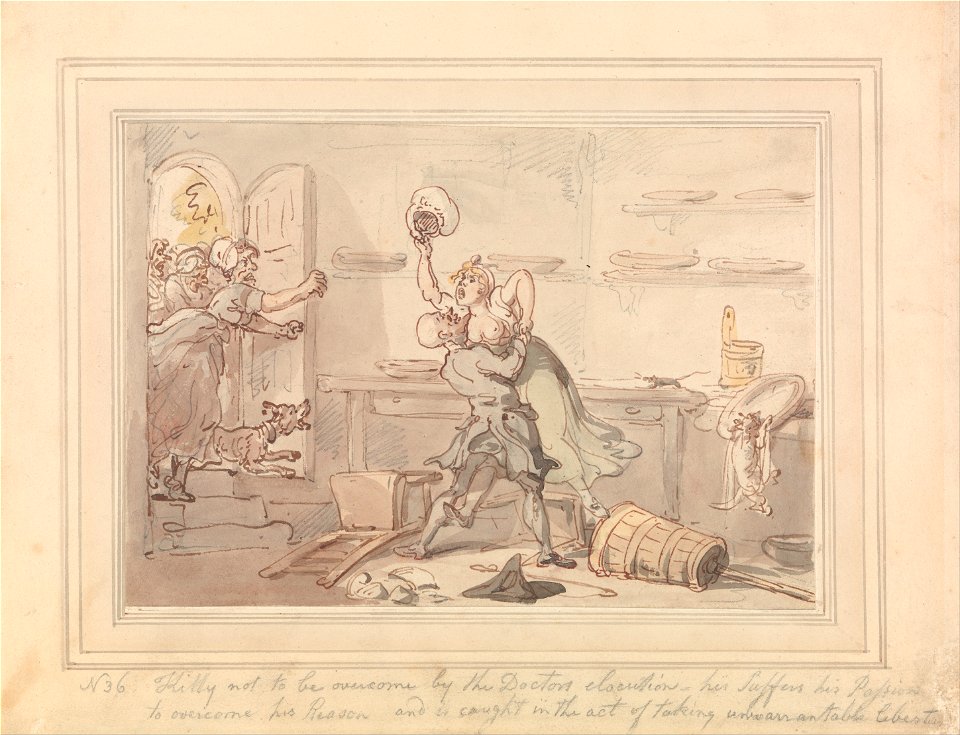 Thomas Rowlandson - Kitty Overcome - Google Art Project