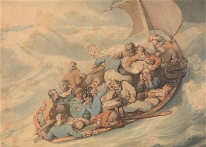 Thomas Rowlandson - Distress - Google Art Project. Free illustration for personal and commercial use.