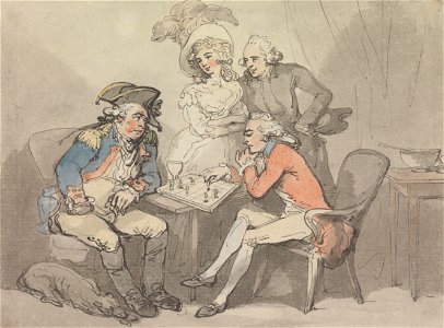 Thomas Rowlandson - Checkmate - Google Art Project. Free illustration for personal and commercial use.