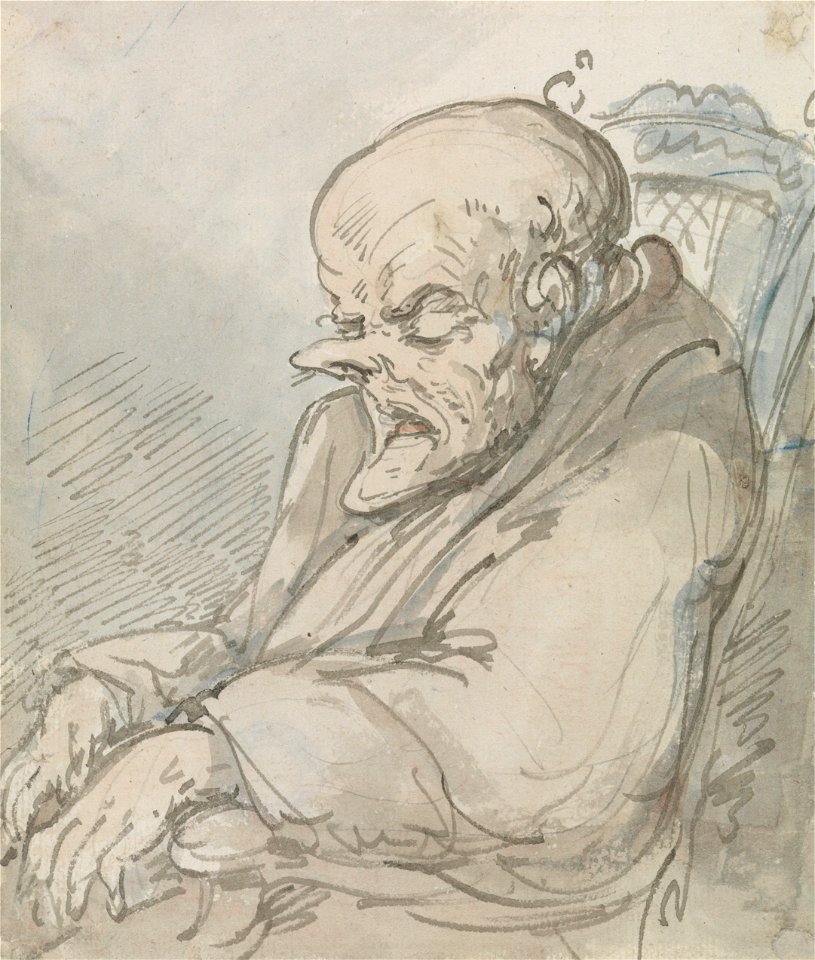 Thomas Rowlandson - Portrait of an Old man - Google Art Project. Free illustration for personal and commercial use.