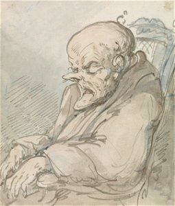 Thomas Rowlandson - Portrait of an Old man - Google Art Project