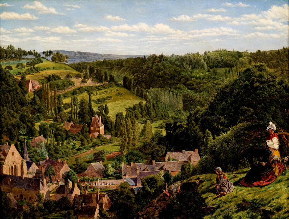Thomas Seddon - Léhon visto desde Mont Parnasse, Britania