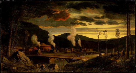 Thomas Pritchard Rossiter - Opening of the Wilderness - 48.471 - Museum of Fine Arts