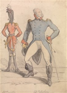 Thomas Rowlandson - Lord Harrington and Lord Petersham - Google Art Project