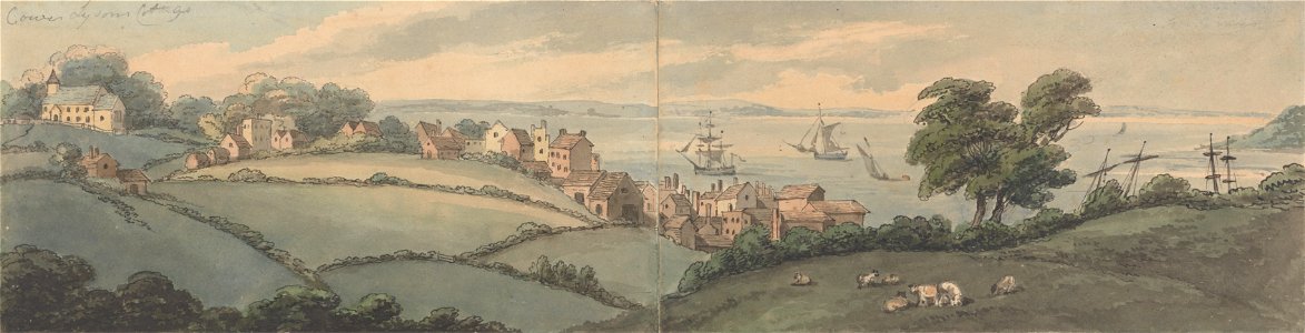 Thomas Rowlandson - Lyson's Cottage, Cowes, Isle of Wight - Google Art Project