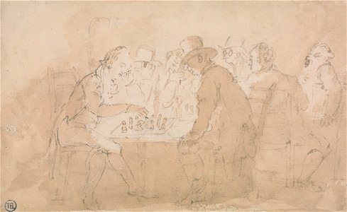 Thomas Rowlandson - Chess Players - Google Art Project