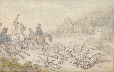 Thomas Rowlandson - The Kill - Google Art Project. Free illustration for personal and commercial use.