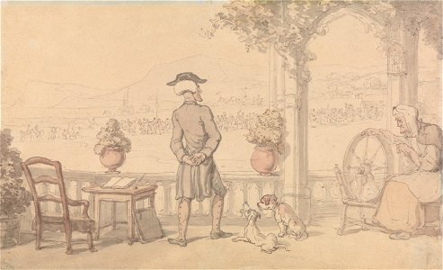 Thomas Rowlandson - Dr. Syntax Soliloquising - Google Art Project