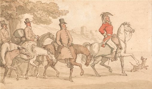 Thomas Rowlandson - The Military Adventures of Johnny Newcome - Google Art Project