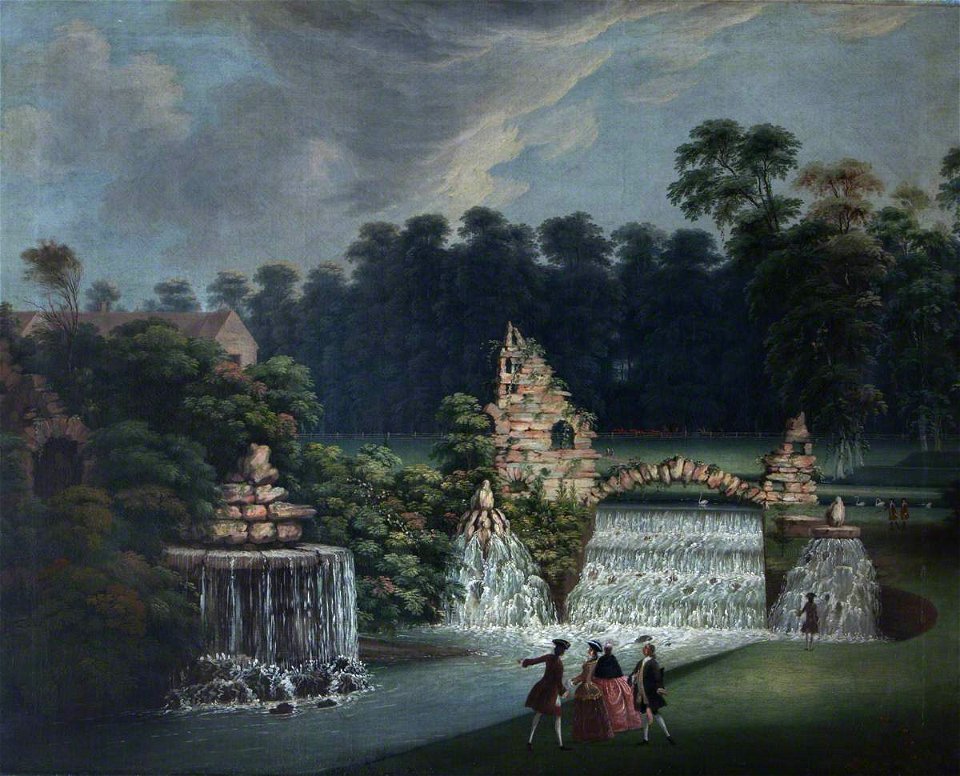 Thomas Smith (c.1720-1767) - The Cascade at Belton, Lincolnshire - 436153 - National Trust