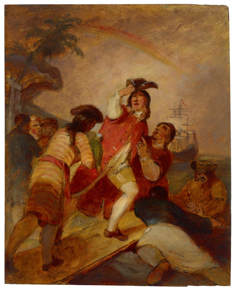 Thomas Sully - Robinson Crusoe and His Man Friday Leave the Island - 28.14 - Museum of Fine Arts