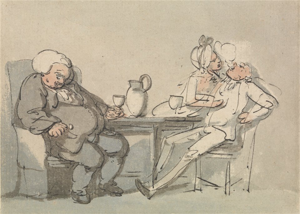 Thomas Rowlandson - The Doctor Overcame - Google Art Project