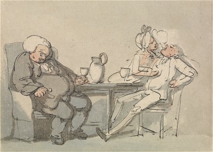 Thomas Rowlandson - The Doctor Overcame - Google Art Project