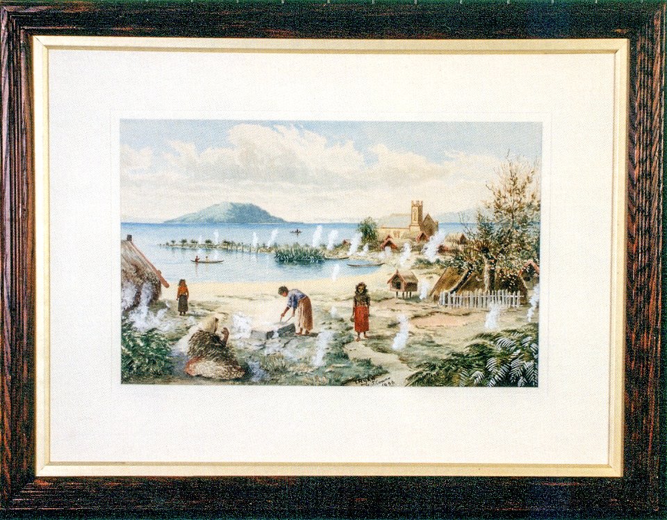 Thomas Ryan - Ohinemutu Village and Lake Rotorua