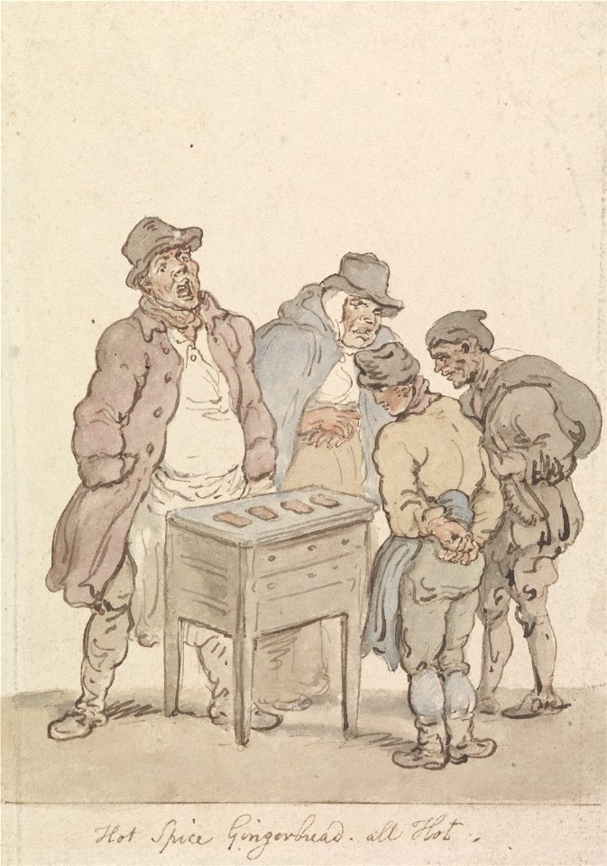 Thomas Rowlandson - Hot Spice Gingerbread, all Hot - Google Art Project