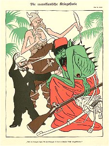 Thomas Theodor Heine - The Moroccan War Fury